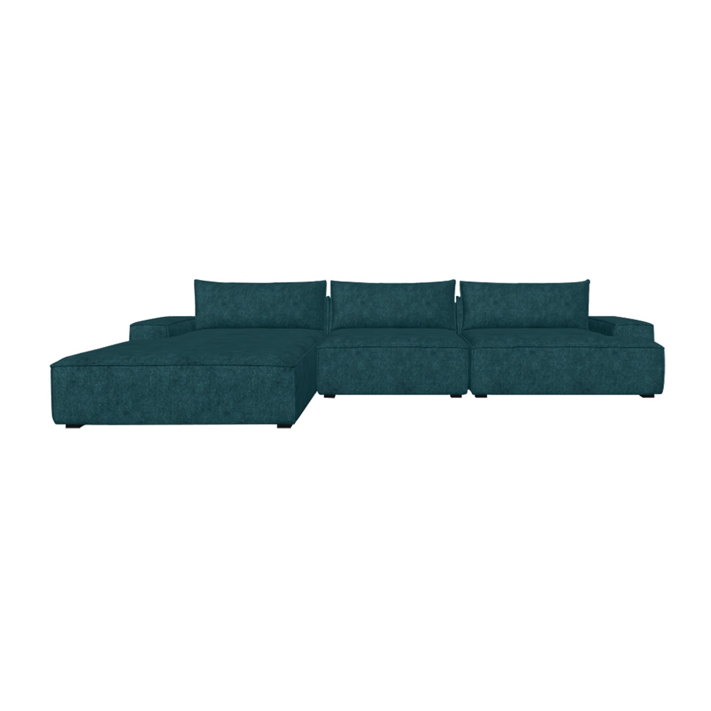 Daphne 3 Seater Modular Left Chaise Sofa
