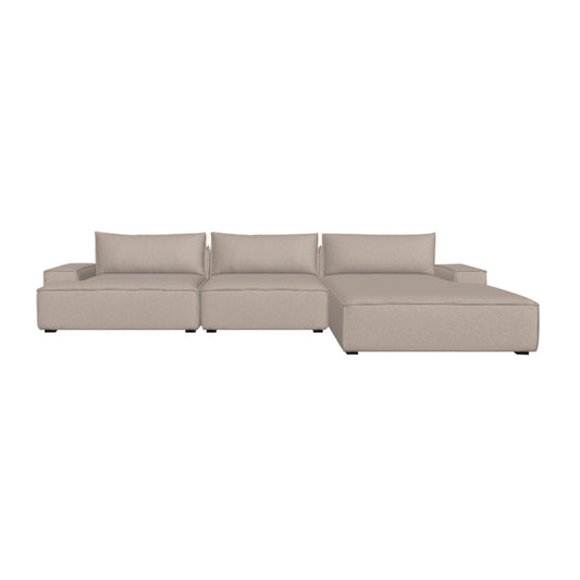 Daphne 3 Seater Modular Right Chaise Sofa