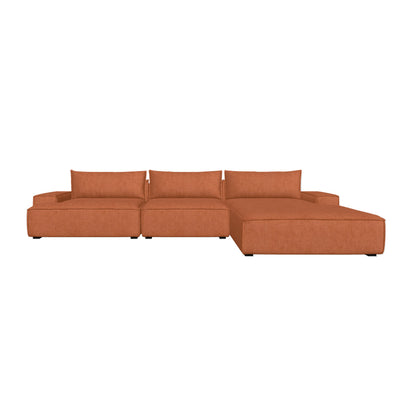 Daphne 3 Seater Modular Right Chaise Sofa