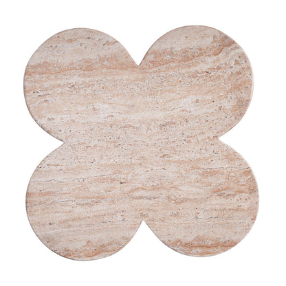 Bloom Plinth Side Table (Natural Stone Finish)