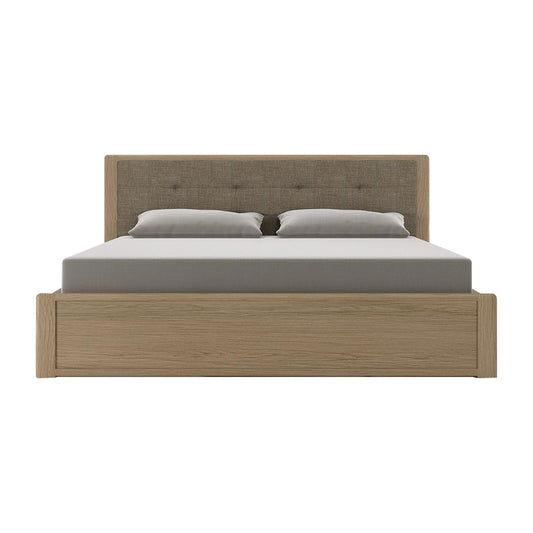 Circa King Bed With Fabric Headboard