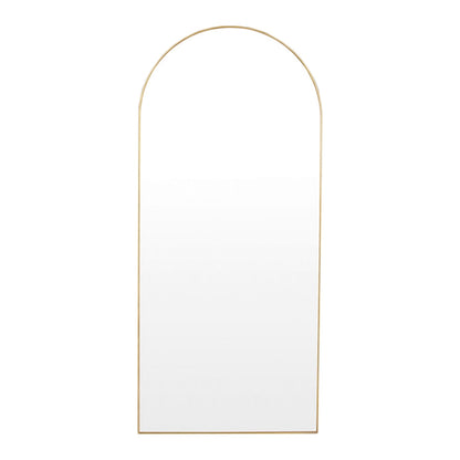 Bjorn Arch Floor Mirror (Brass)