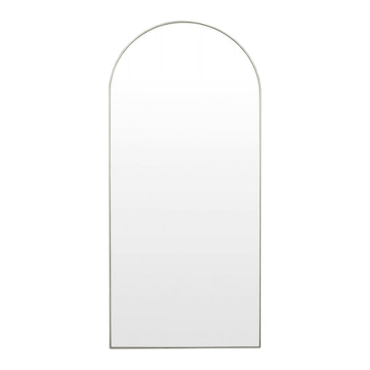 Bjorn Arch Floor Mirror (Silver)