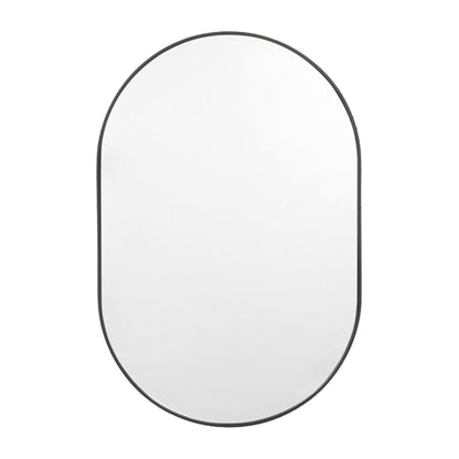 Bjorn Oval Mirror (Black)
